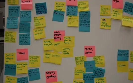 Mur d’idées regroupées par thèmes